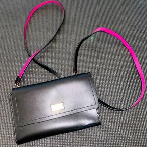 KATE SPADE Smooth Leather Wallet on Strap